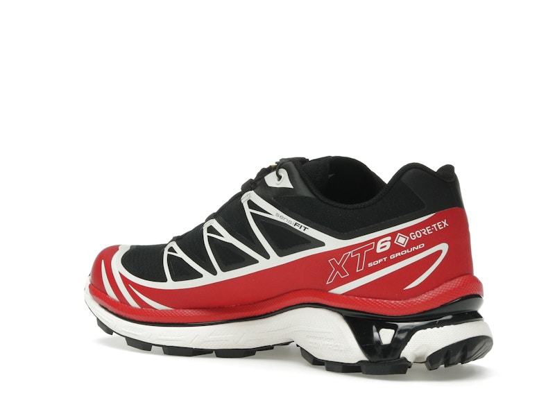 Salomon XT-6 Gore-Tex Black Flame Scarlet