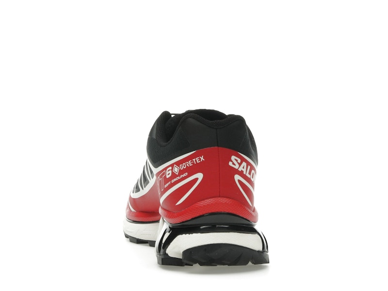 Salomon XT-6 Gore-Tex Black Flame Scarlet
