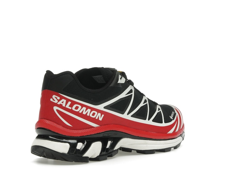 Salomon XT-6 Gore-Tex Black Flame Scarlet