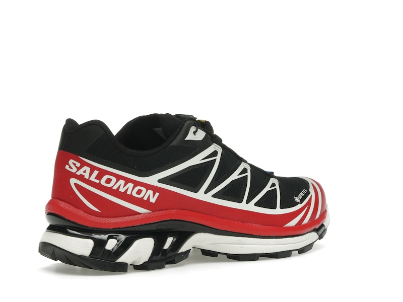 Salomon XT-6 Gore-Tex Black Flame Scarlet