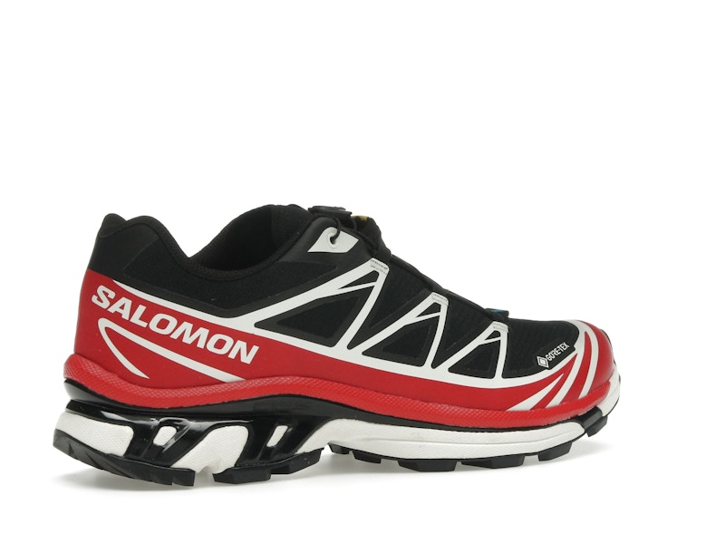 Salomon XT-6 Gore-Tex Black Flame Scarlet