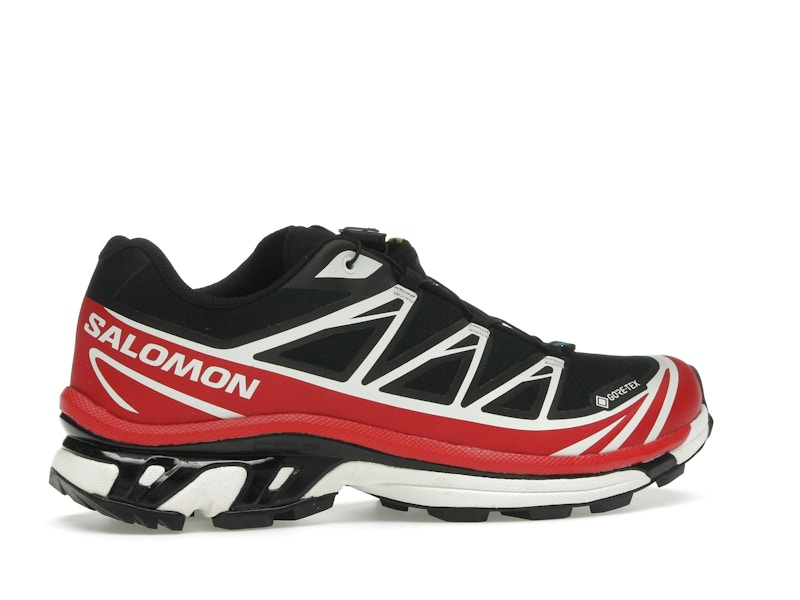 Salomon XT-6 Gore-Tex Black Flame Scarlet