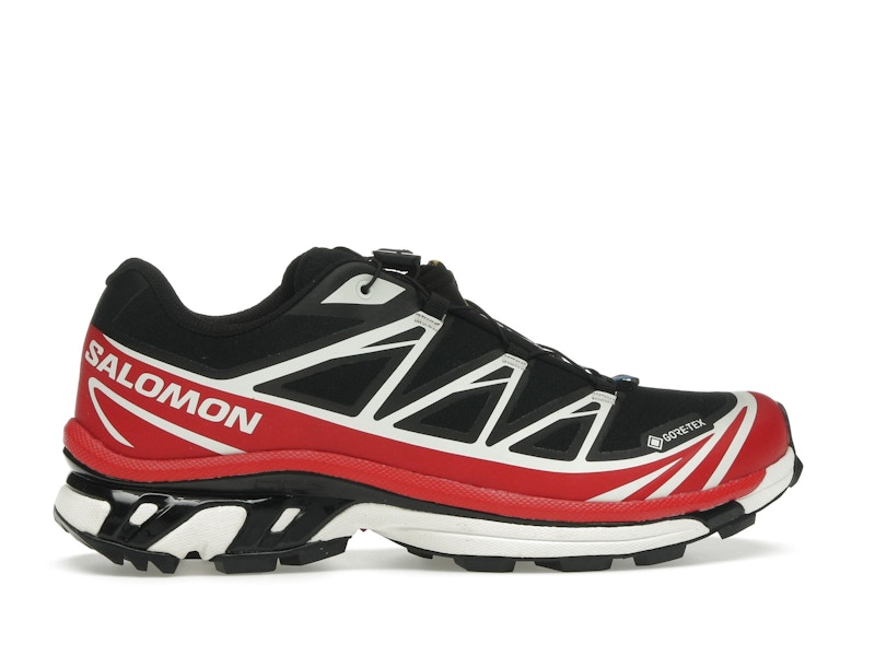 Salomon XT-6 Gore-Tex Black Flame Scarlet