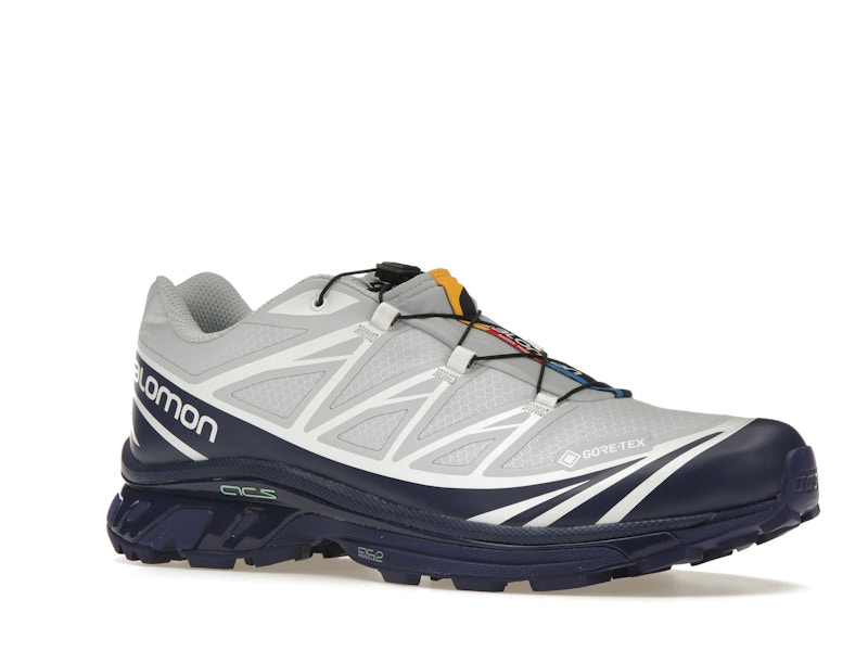 Salomon XT-6 Gore-Tex Blue Print Heather White