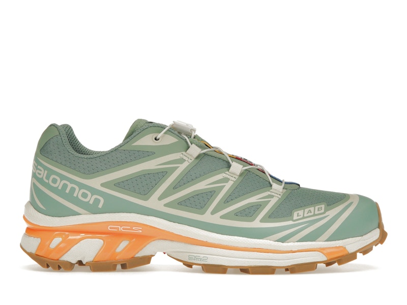 Salomon XT-6 Granite Green Blazing Orange Men's - L47148100 - US