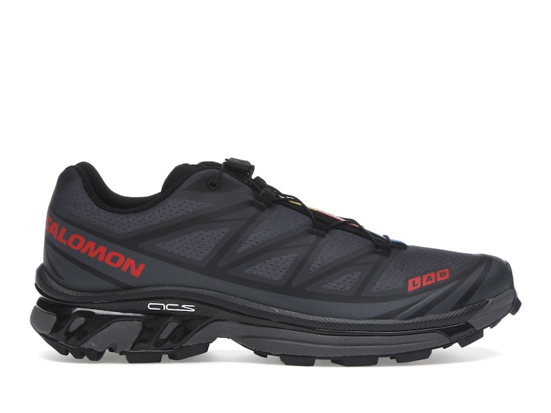 27.5 新品未使用JJJJound × Salomon XT-6 black Salomon XT-6 JJJJound Black Fiery Red Men's - L49130300 - US