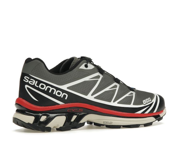 Salomon XT-6 Pewter Aurora Red