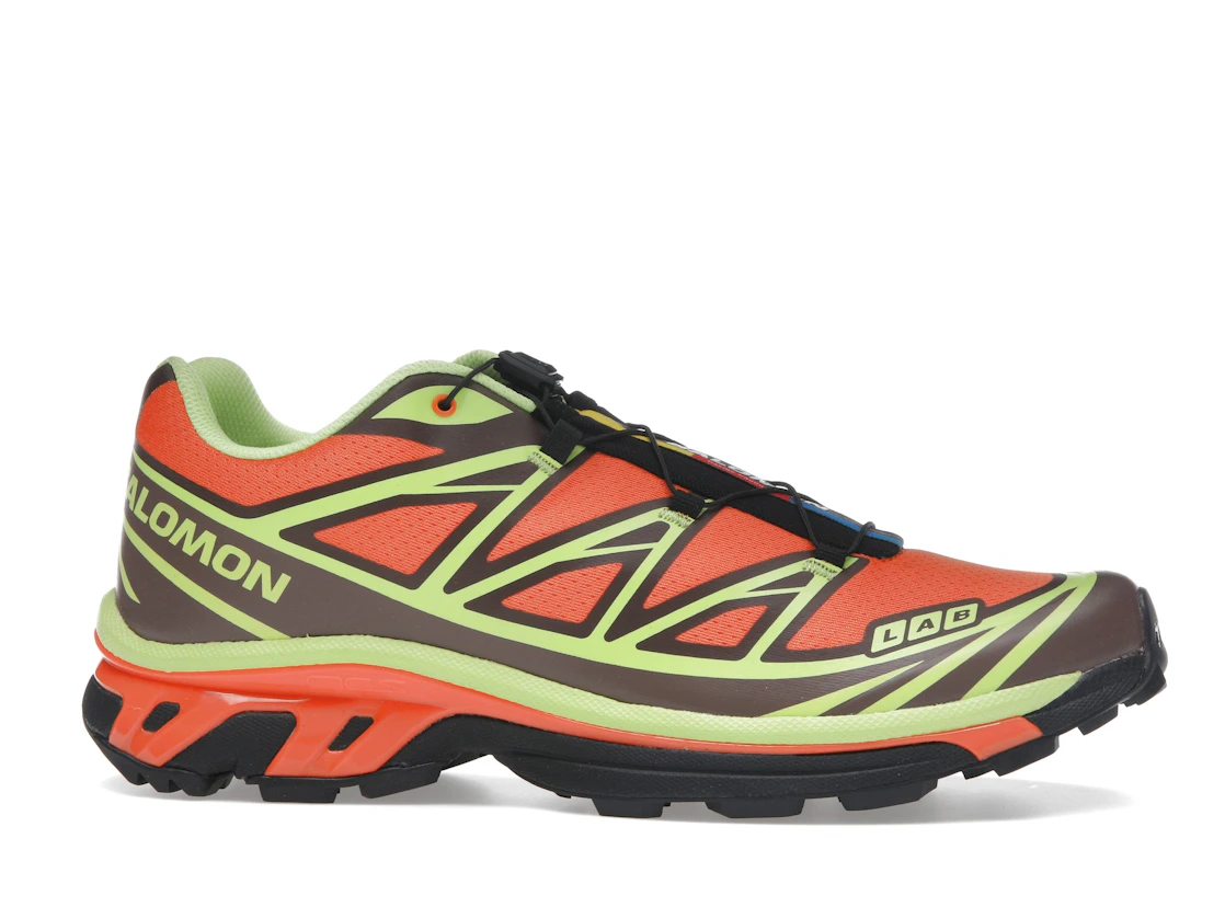 Salomon XT-6 Red Orange Sharp Green