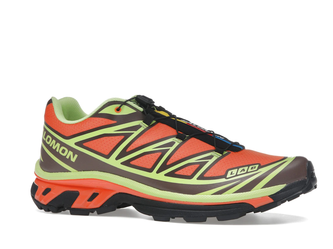 Salomon XT-6 Red Orange Sharp Green