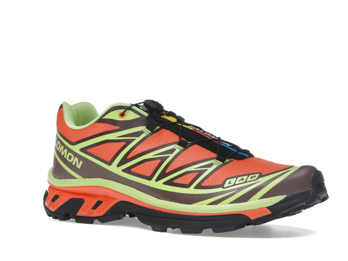 Salomon XT-6 Red Orange Sharp Green