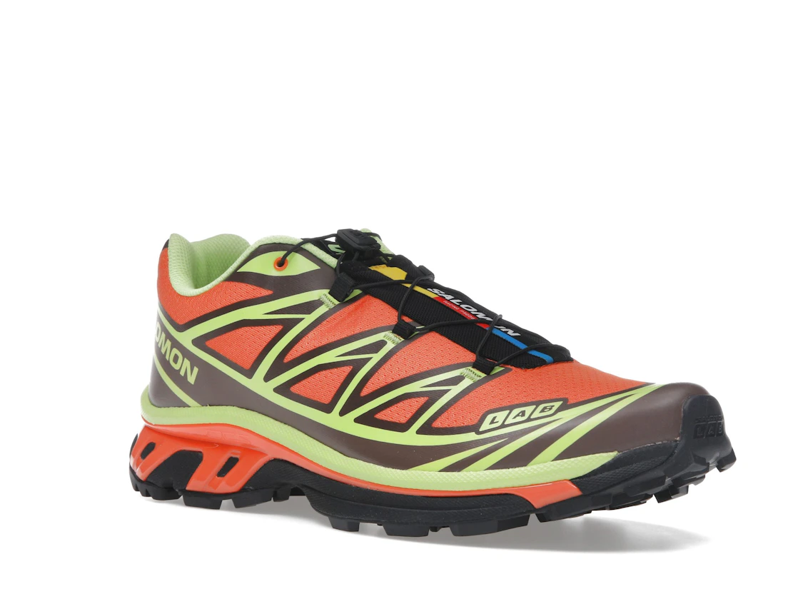 Salomon XT-6 Red Orange Sharp Green