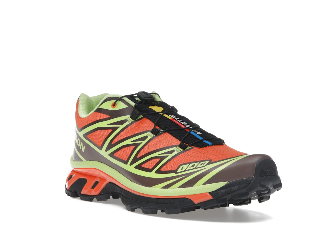 Salomon XT-6 Red Orange Sharp Green