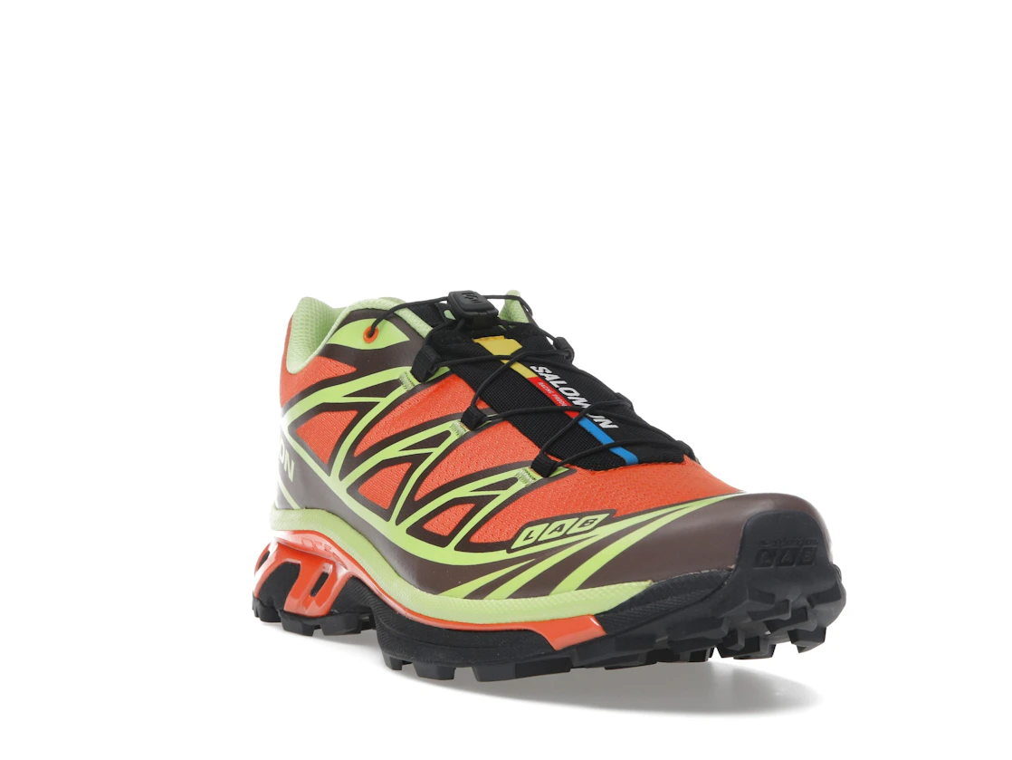 Salomon XT-6 Red Orange Sharp Green
