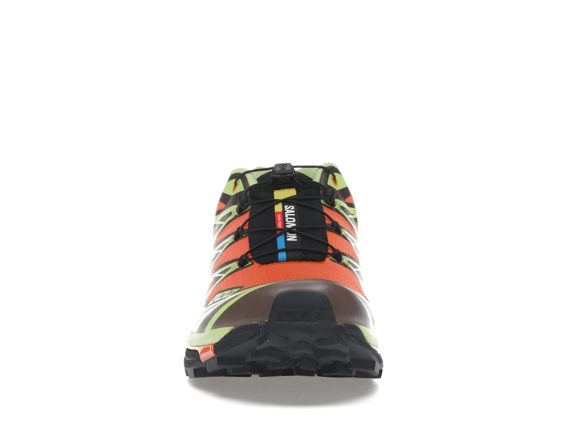 Salomon XT-6 Red Orange Sharp Green