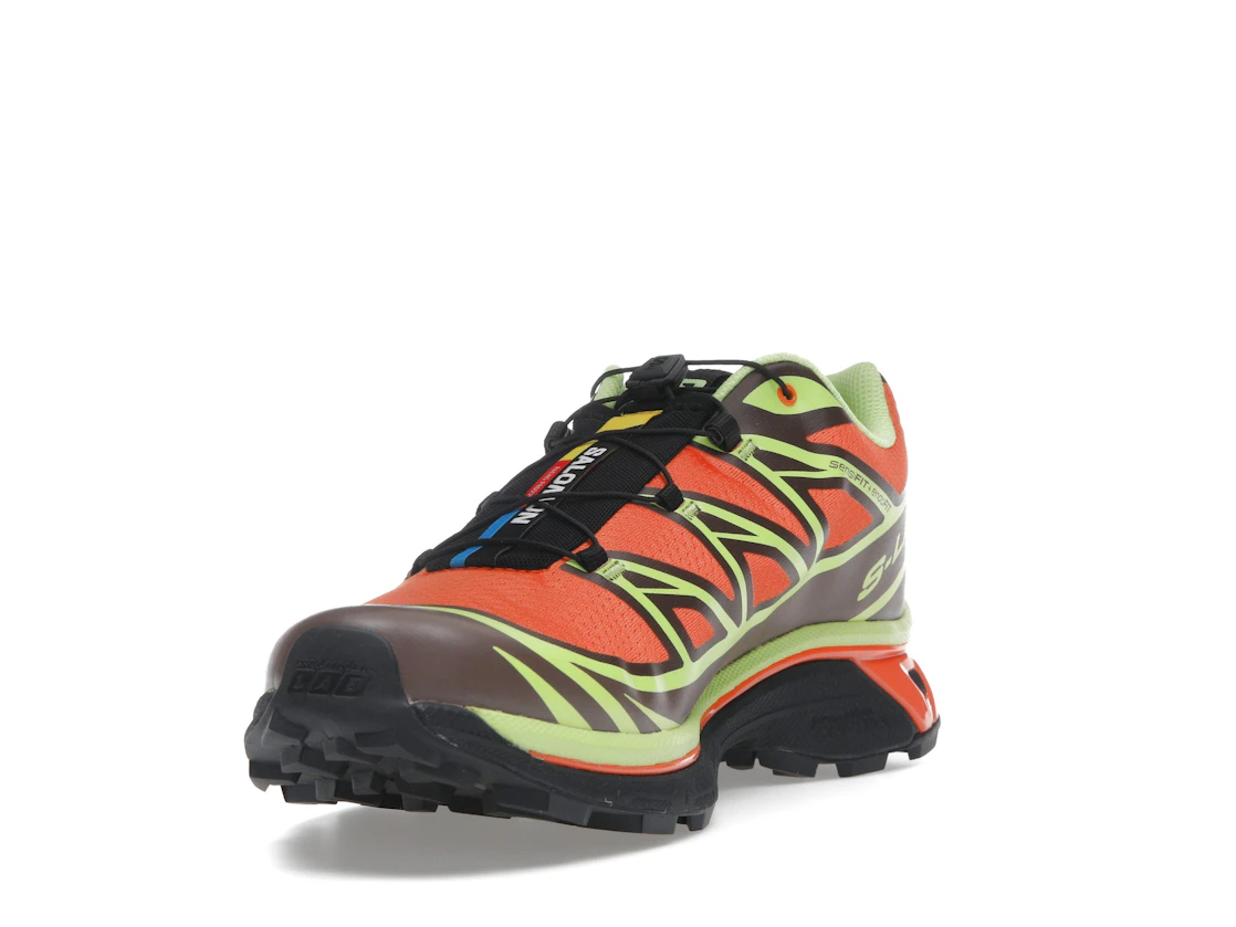 Salomon XT-6 Red Orange Sharp Green