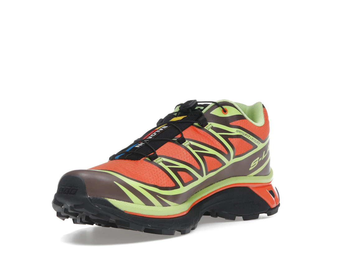 Salomon XT-6 Red Orange Sharp Green