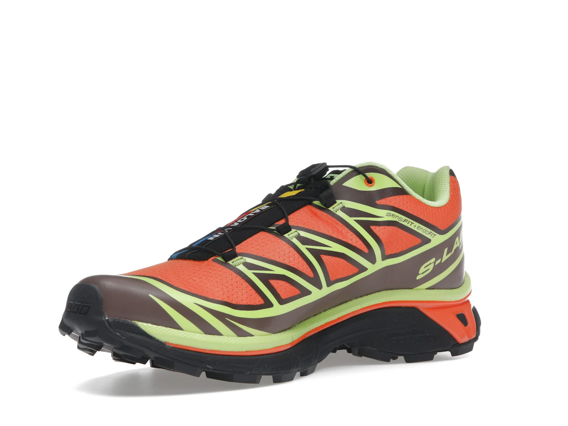 Salomon XT-6 Red Orange Sharp Green