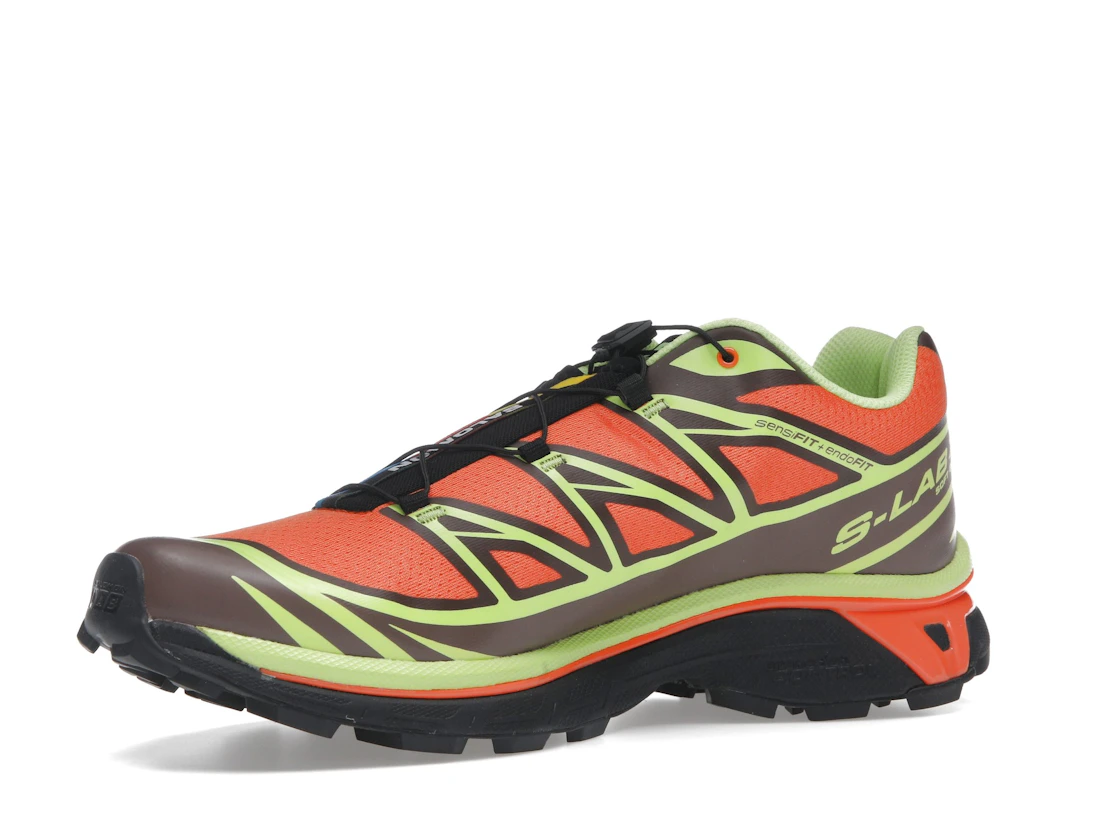 Salomon XT-6 Red Orange Sharp Green
