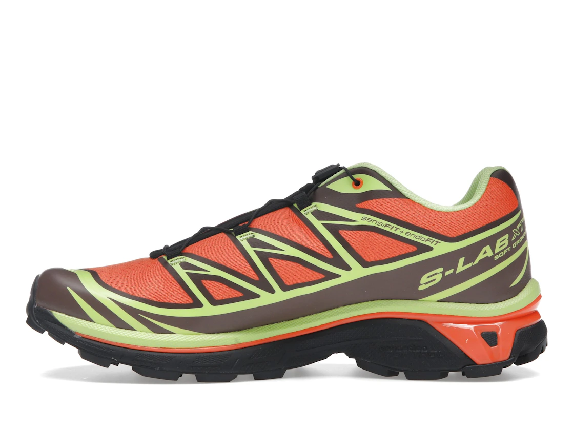 Salomon XT-6 Red Orange Sharp Green