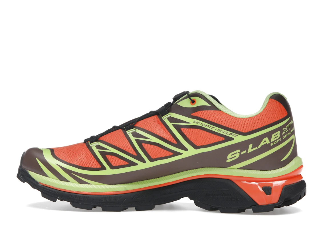 Salomon XT-6 Red Orange Sharp Green