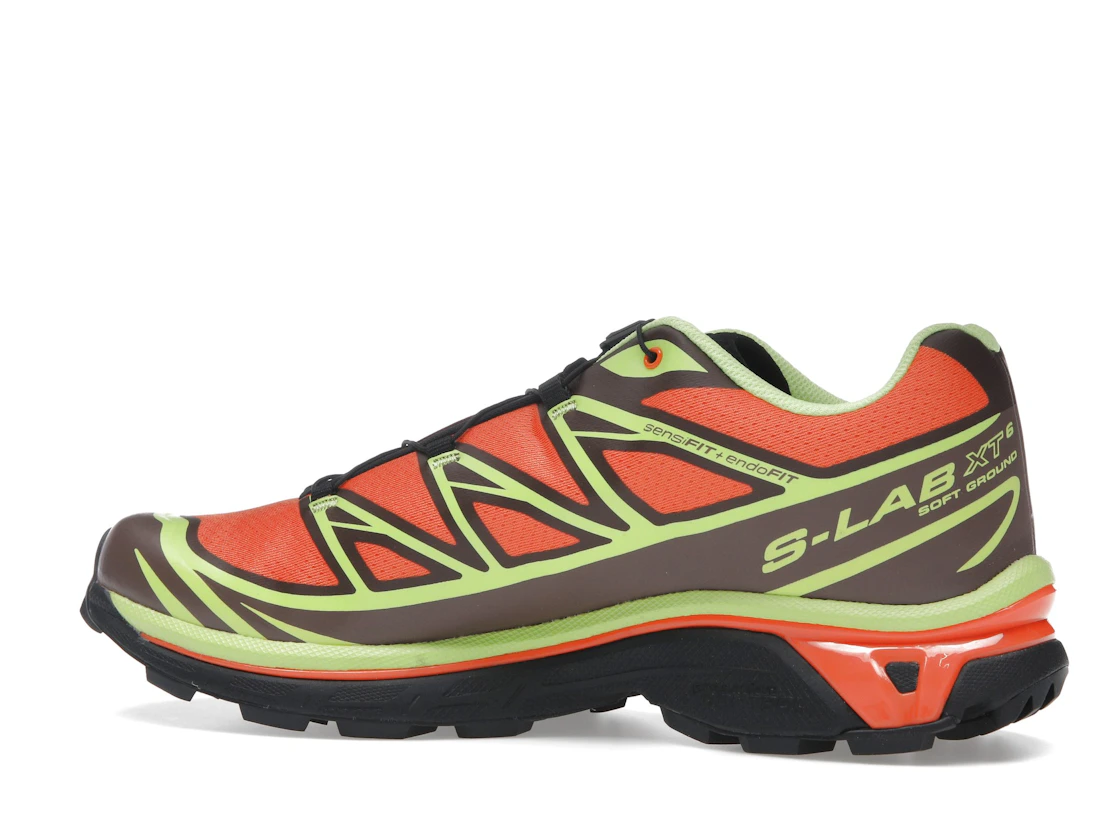 Salomon XT-6 Red Orange Sharp Green