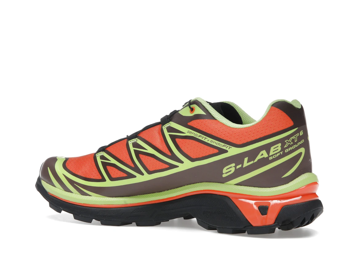 Salomon XT-6 Red Orange Sharp Green