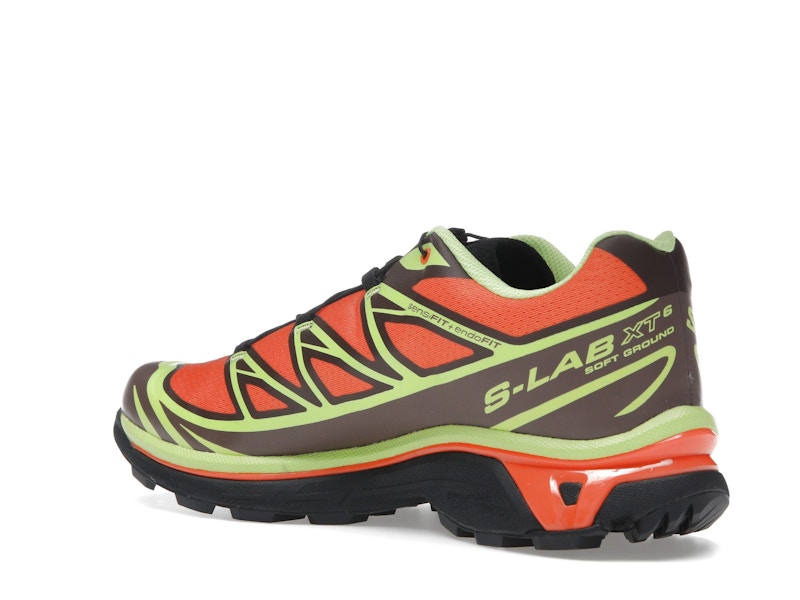 Salomon XT-6 Red Orange Sharp Green