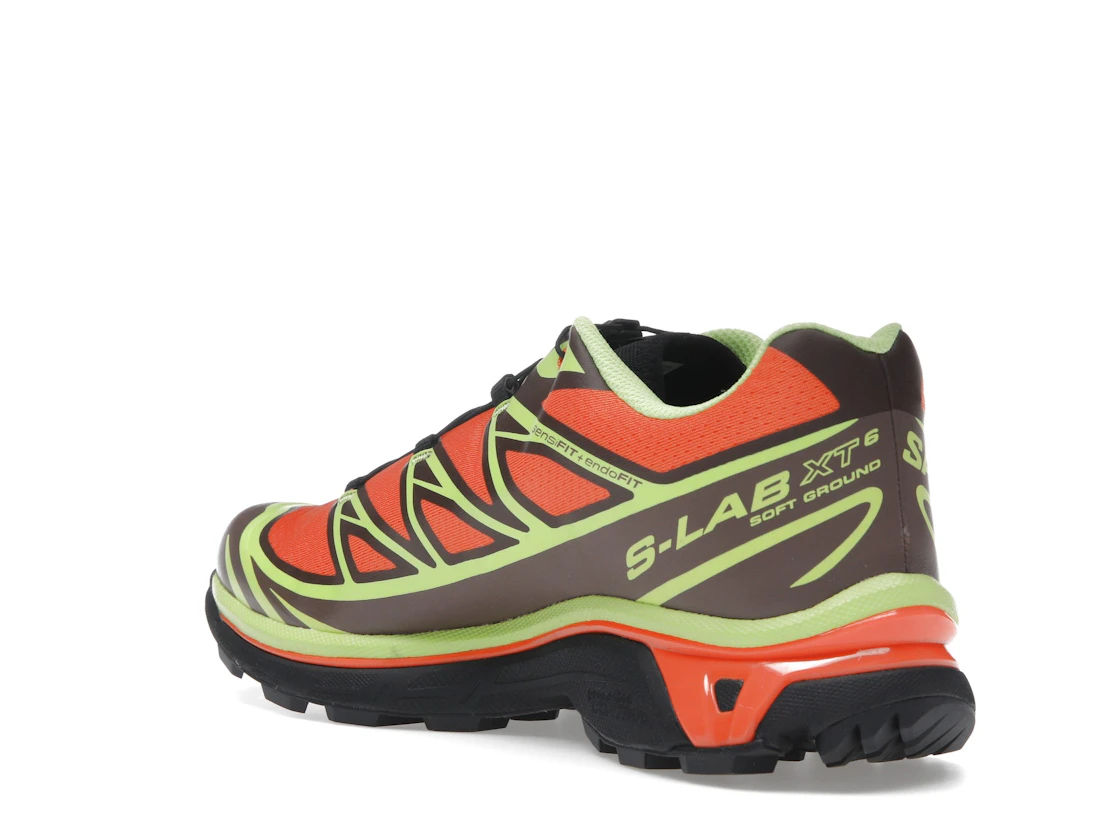 Salomon XT-6 Red Orange Sharp Green