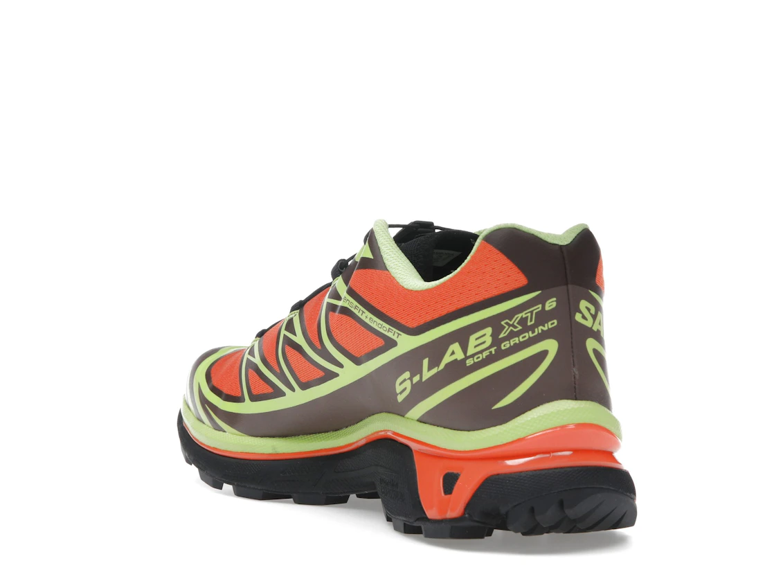 Salomon XT-6 Red Orange Sharp Green