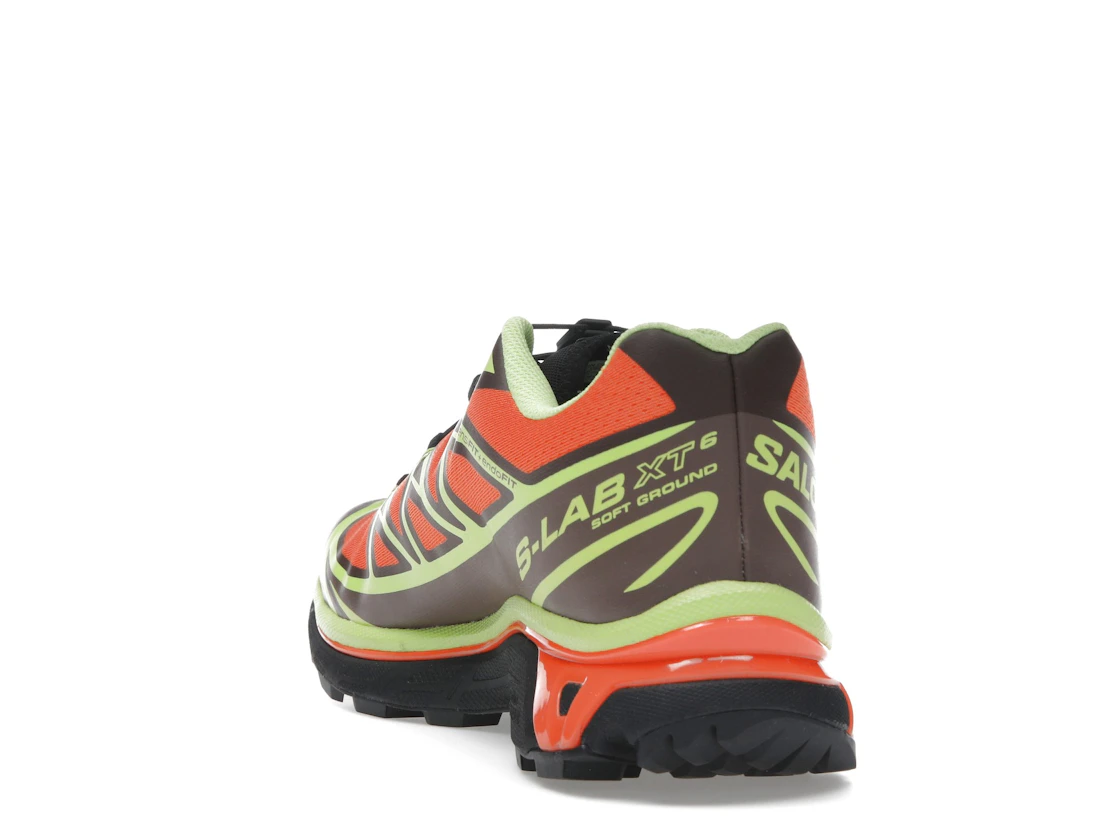 Salomon XT-6 Red Orange Sharp Green