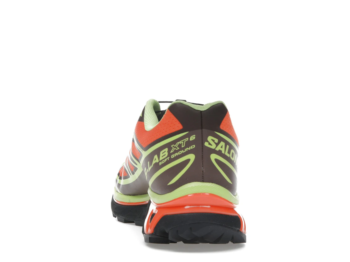 Salomon XT-6 Red Orange Sharp Green
