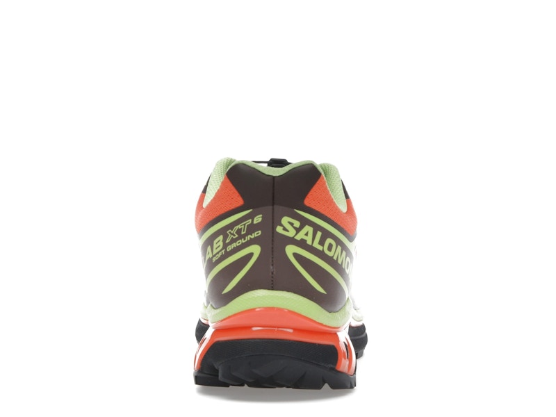 Salomon XT-6 Red Orange Sharp Green