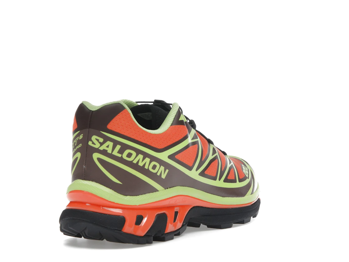 Salomon XT-6 Red Orange Sharp Green