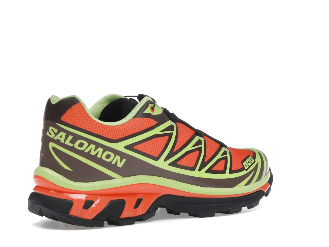 Salomon XT-6 Red Orange Sharp Green