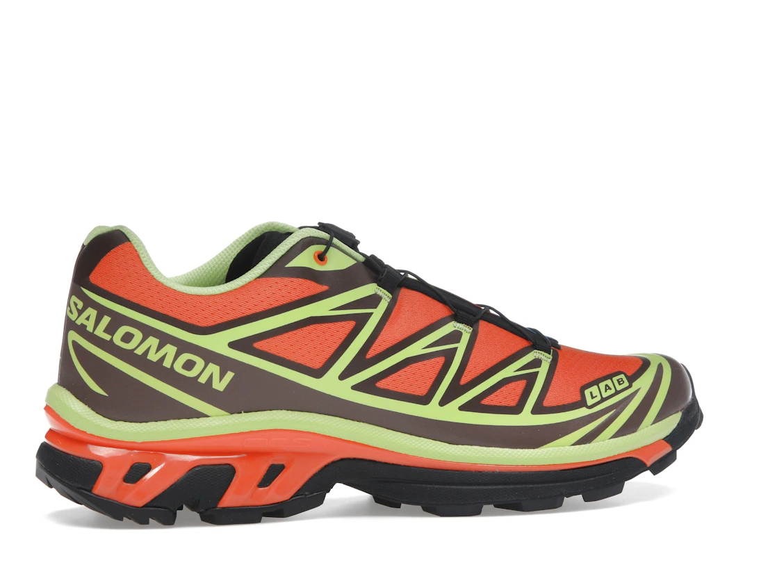 Salomon XT-6 Red Orange Sharp Green