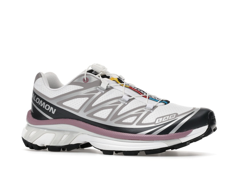 Salomon XT-6 White Black Dusky Orchid