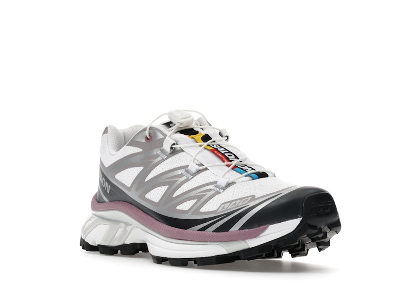 Salomon XT-6 White Black Dusky Orchid