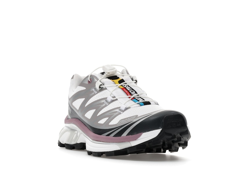 Salomon XT-6 White Black Dusky Orchid