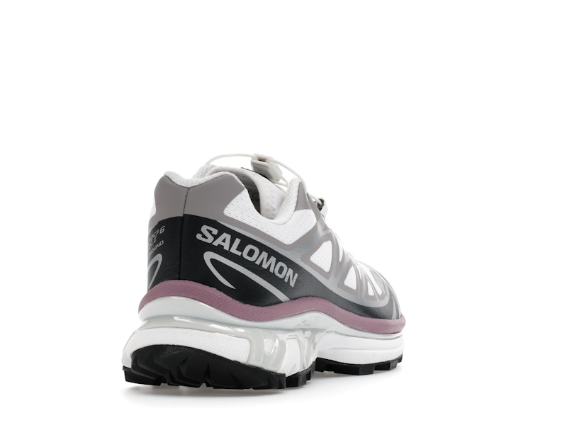 Salomon XT-6 White Black Dusky Orchid