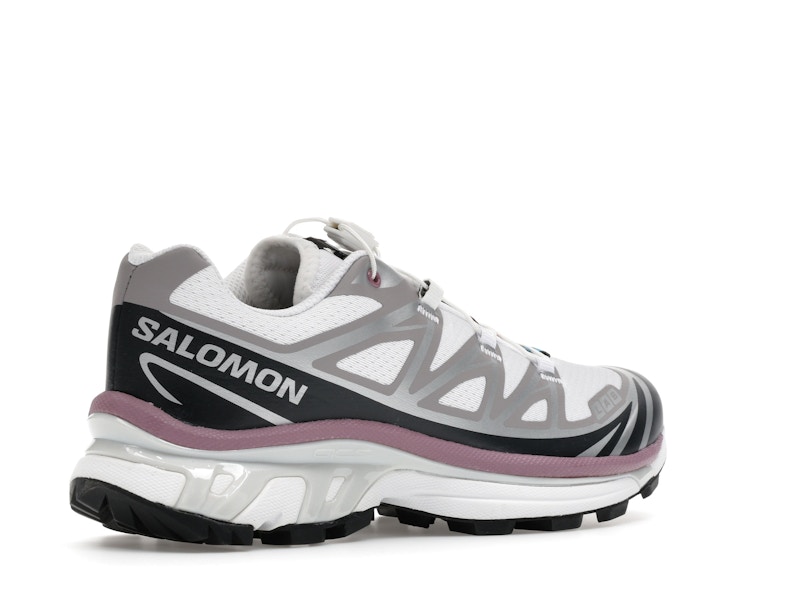 Salomon XT-6 White Black Dusky Orchid