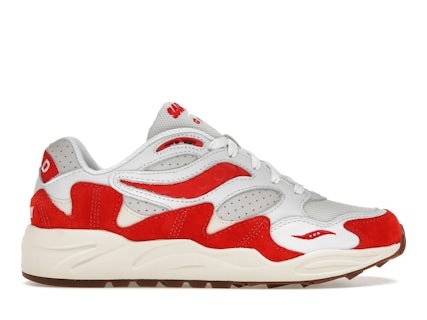 Saucony Grid Shadow Ivy Prep White Red Men's S70813-2 US