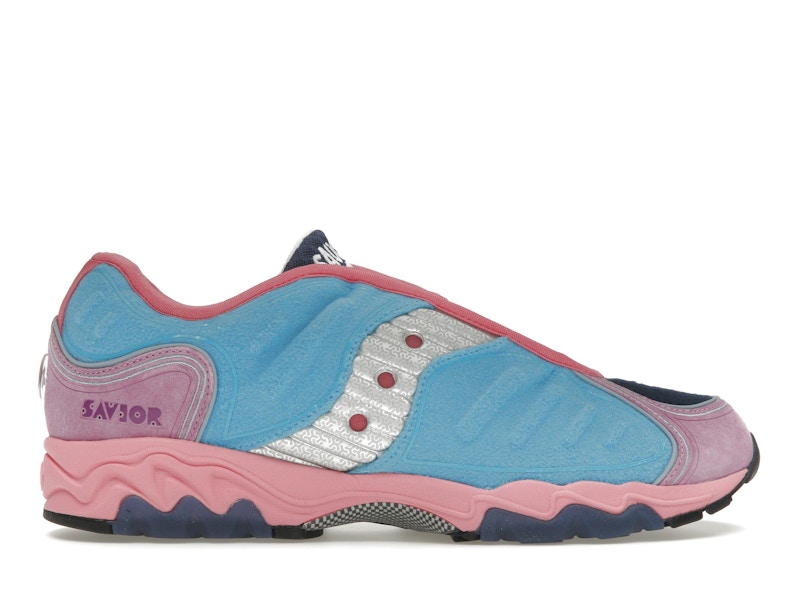 Saucony Matrix Jae Consejos Sin Zapatos En La Casa Azul Rosa Hombre S70922 2 MX
