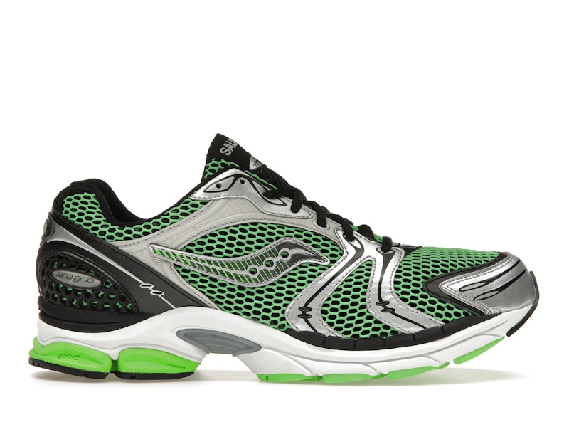 Saucony ProGrid Triumph 4 Verde Plateado Negro Hombre S70704 9 US