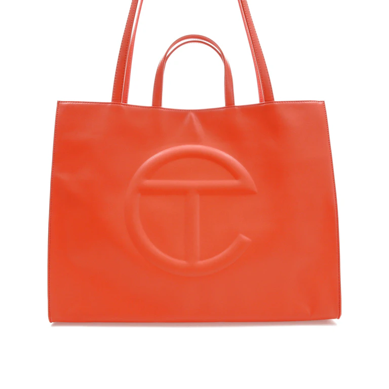 Telfar Shopping Bag Large Orange 0