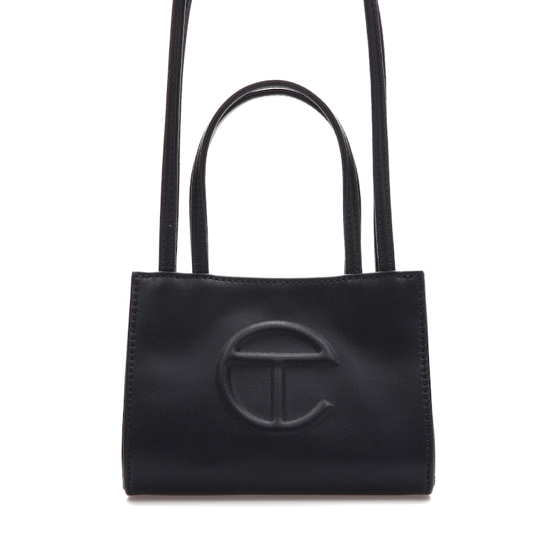 Telfar Einkaufstasche Klein Marineblau in Vegan Leather with Silver tone DE