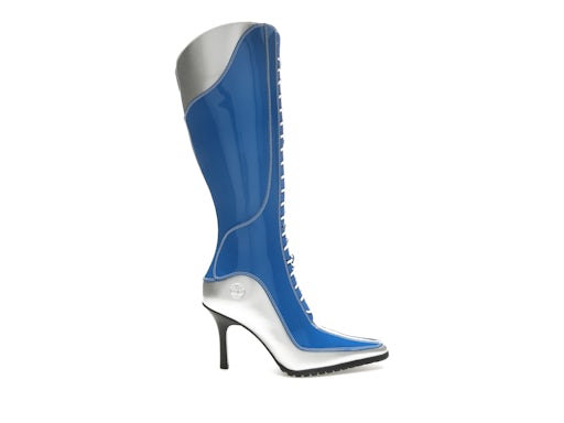Timberland 14" Lace-Up Zip Boot Veneda Carter Bright Blue (Women's) 0