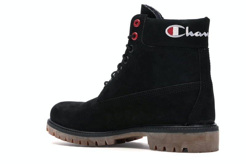 Champion black timbs clearance