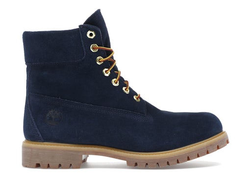 Timberland 6" Stivale Impermeabile Premium American Eagle Blu navy Suede 0