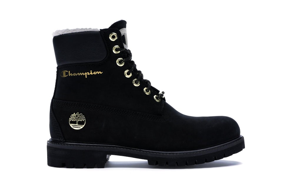 Astrolabe prosa familie Timberland 6" Shearling Boot Champion Black Men's - TB0A1UD3001 - US