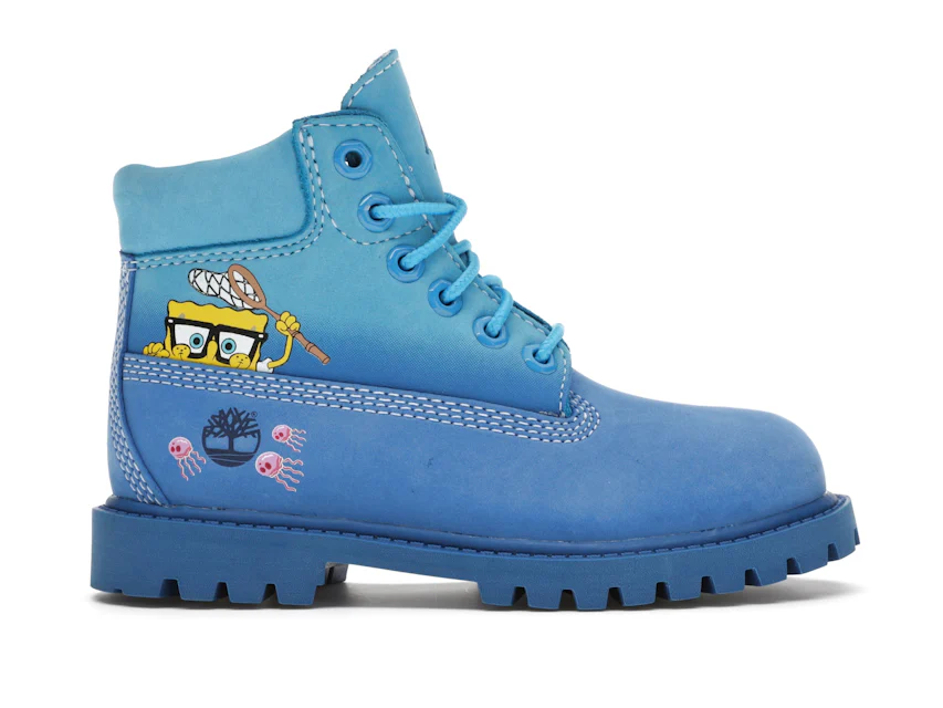 Timberland 6" Boot Spongebob Blue (PS) 0